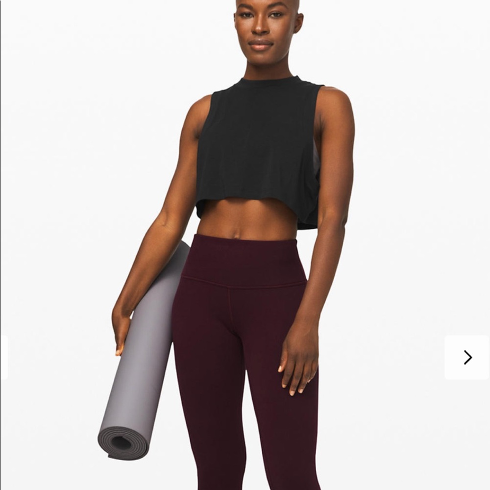 Lulu Lemon All Yours Crop Tank size 12, never worn